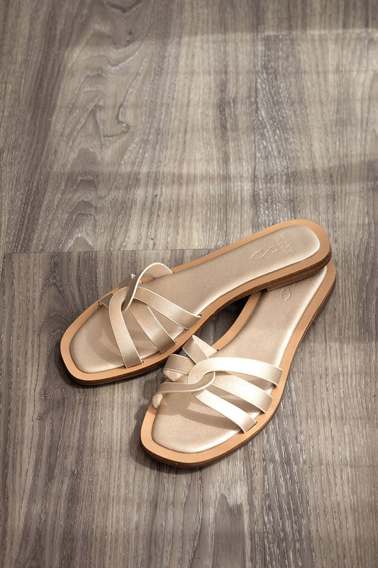 Elyna Interlocking Sliders in Gold