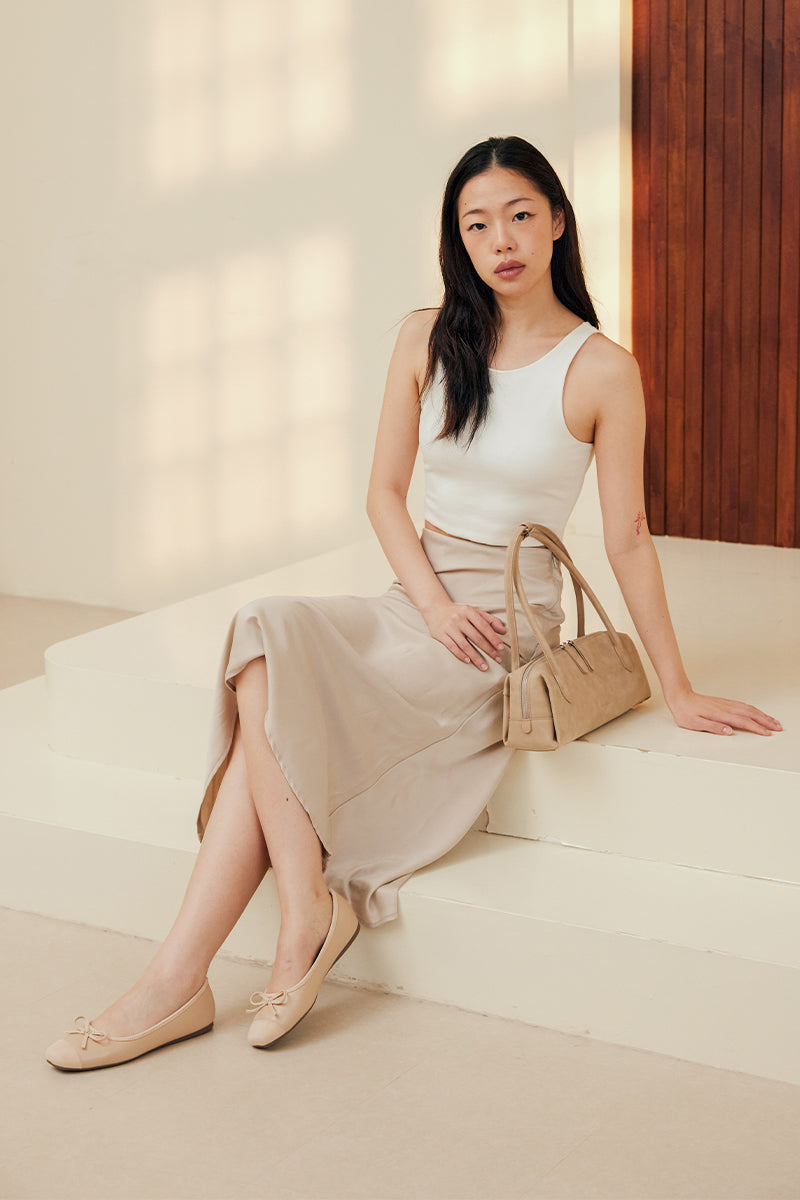 Solene Duo Ballet Flats in Nude