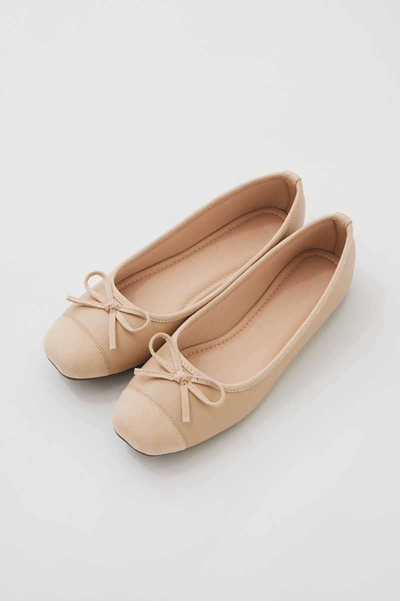 Solene Duo Ballet Flats in Nude