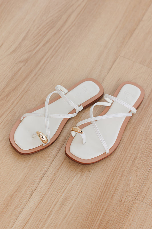 Soma Strappy Sandals in Cream