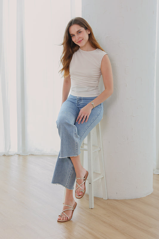 Soma Strappy Sandals in Gold