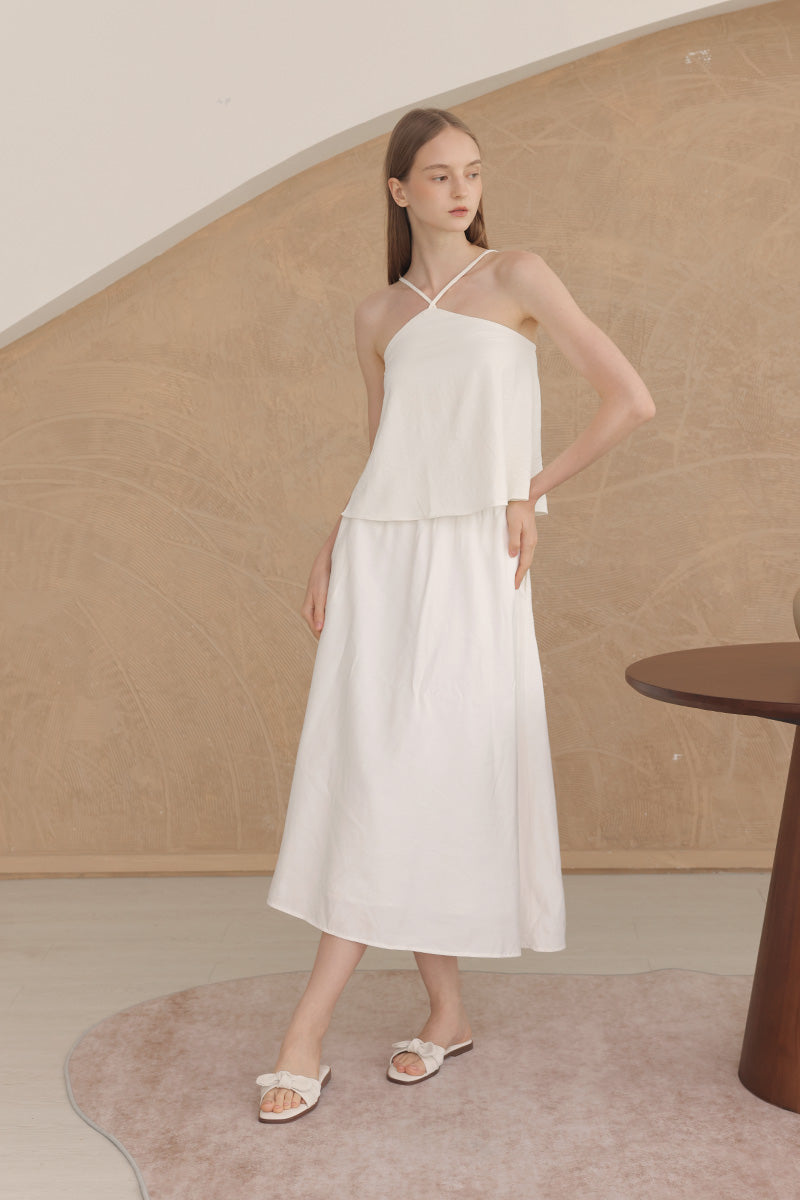 Soren Bow Sliders in Cream