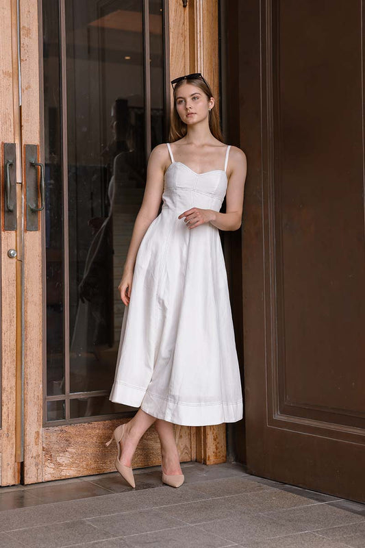 Nyra Cloud Heels in Nude