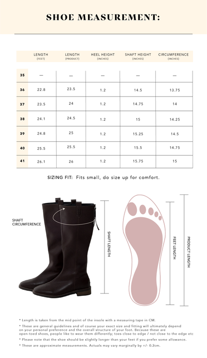 Arlo Knee-High Boots in Black