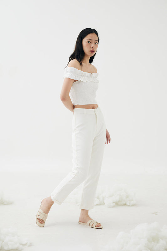 Bondi Cloud Sliders in Cream