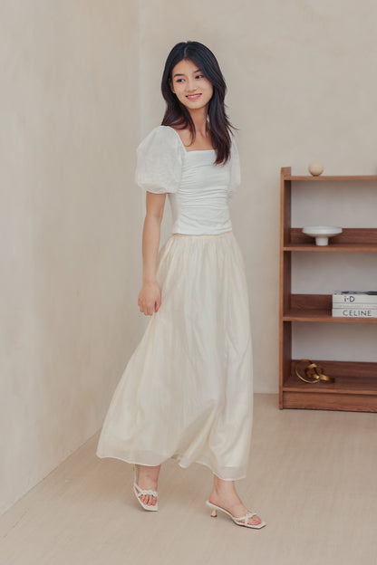 Elvaria Strappy Kitten Heels in Waterproof Linen