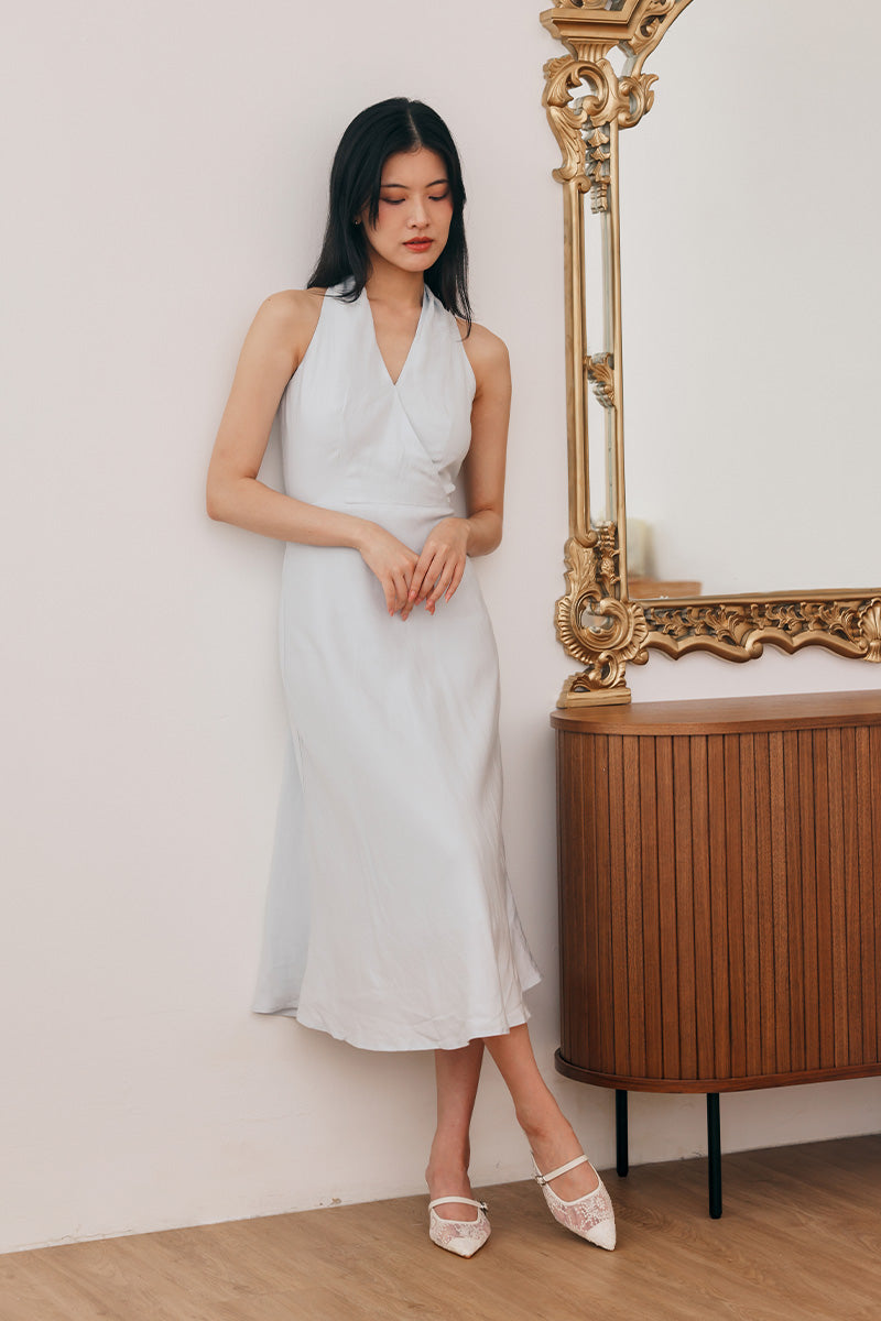 Eve Embroidered Kitten Heels in Cream