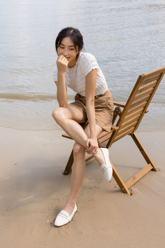 Isla Loafers in Waterpoof Linen