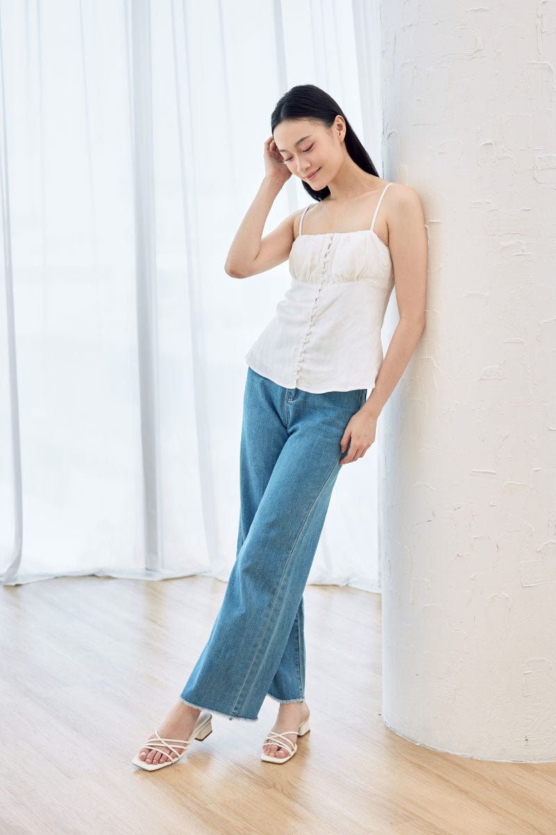 Keely Strappy Block Heels in Cream – Sunday Staples Malaysia