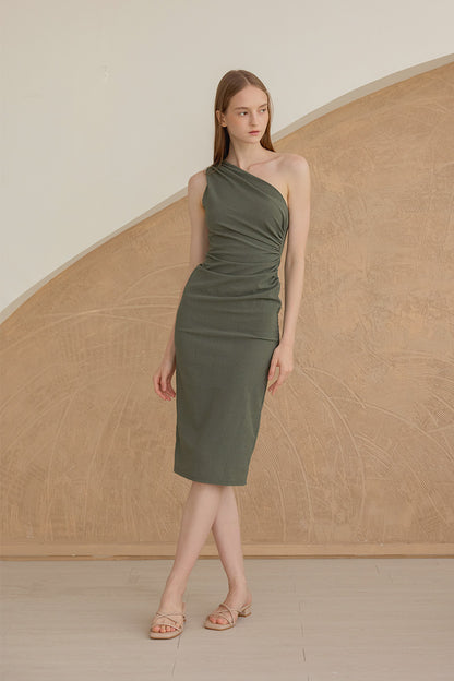 Lenix Strappy Cloud Block Heels in Nude