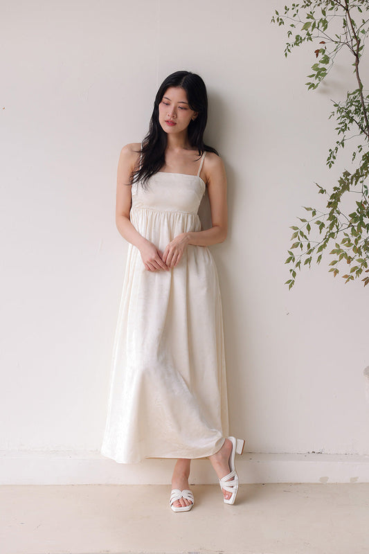 Leonora Cloud Heels in Cream