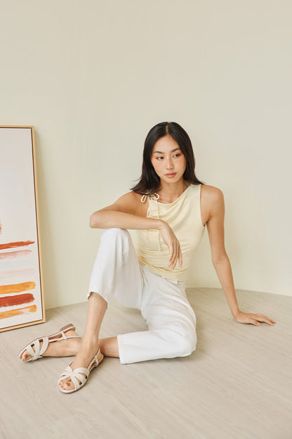 Lovi Interlocking Sandals in Waterproof Linen
