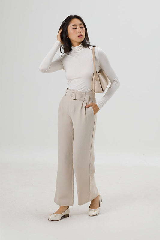 [PRE-ORDER] Megumi Ballet Cloud Flats in Cream