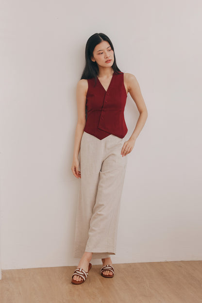Nyla Cloud Contrast Sliders in Tan