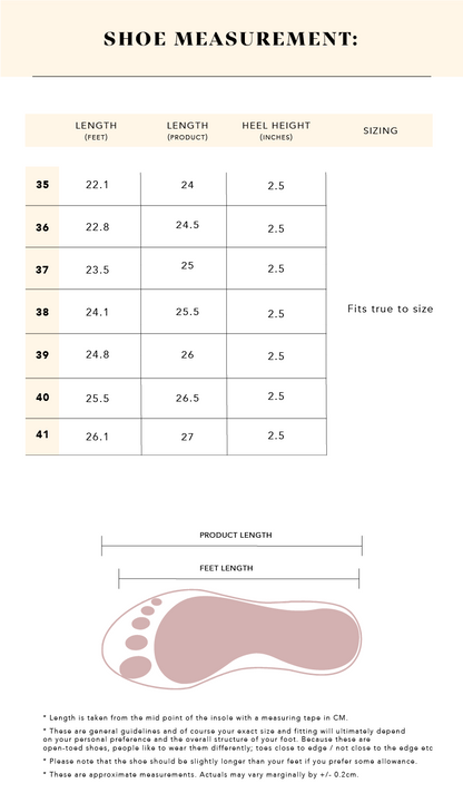 Tove Charmé Block Heels in Cream Waterproof Satin