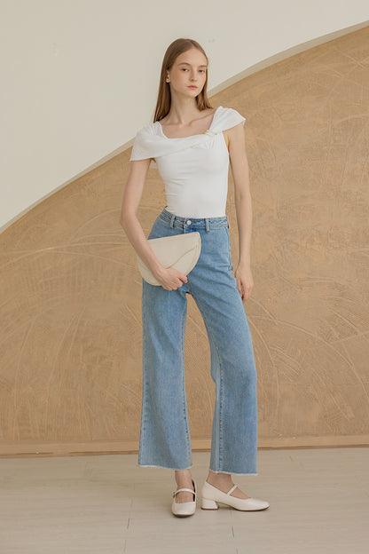 Roxxy Cloud Maryjane Heels in Cream Patent