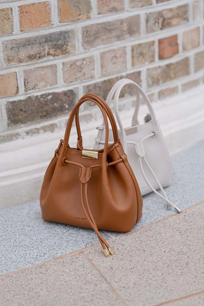 Santiago Dumpling Bag in Tan
