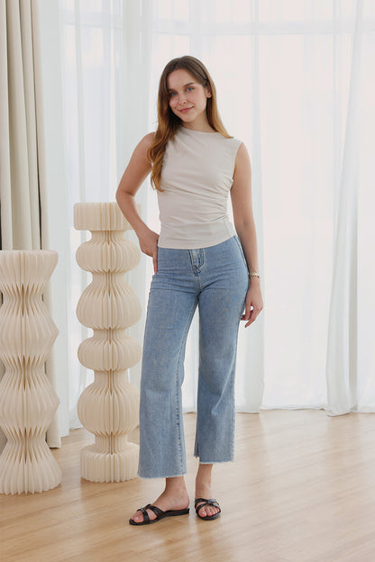 Savara Interlocking Sliders in Dark Chocolate Brown