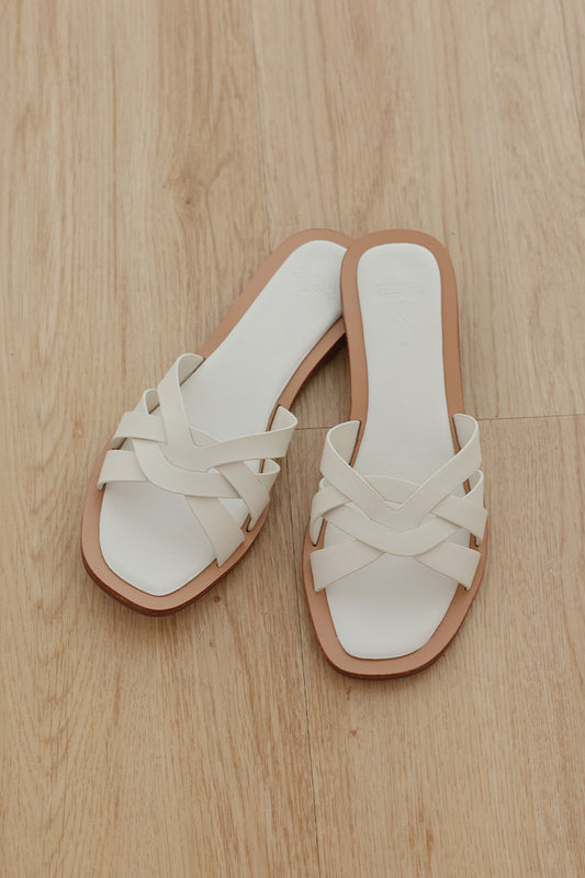Serra Interlocking Sliders in Cream