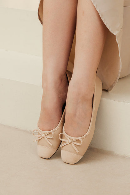 Solene Duo Ballet Flats in Nude