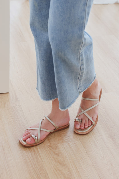 Soma Strappy Sandals in Gold
