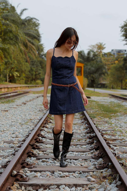 Arlo Knee-High Boots in Black