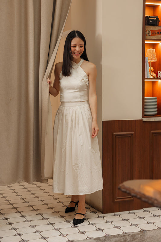 Aveline Embroidered Kitten Heels in Black