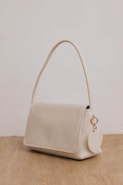Sydney Shoulder Bag in Cream