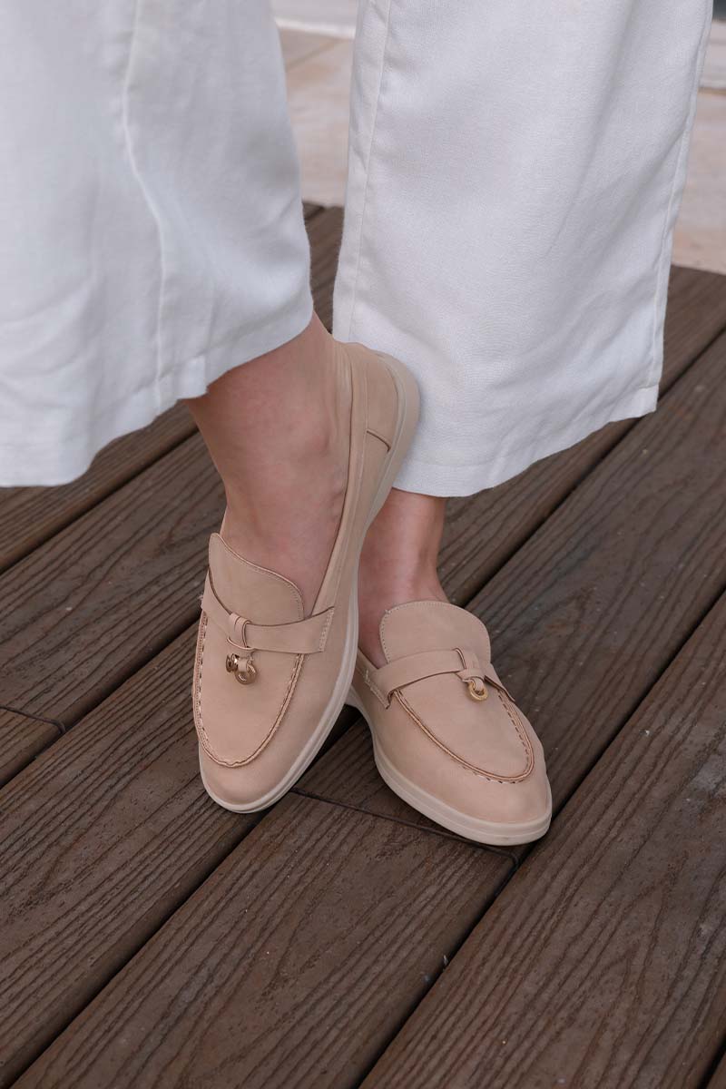 Kivo Loafers in Nude