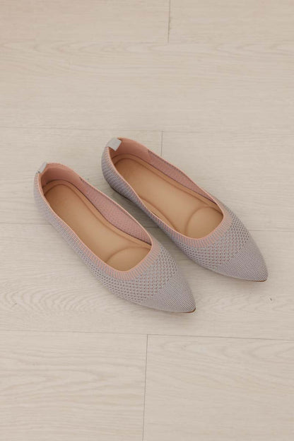 Koral Flyknit Flats in Dusty Blue and Pink