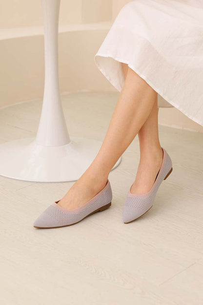 Koral Flyknit Flats in Dusty Blue and Pink