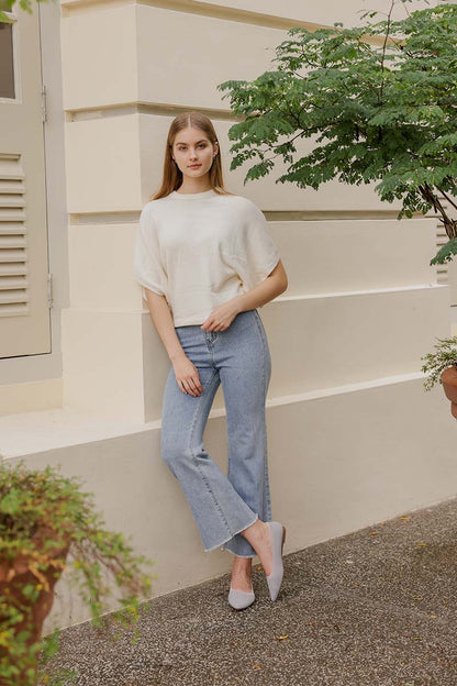 Koral Flyknit Flats in Dusty Blue and Pink