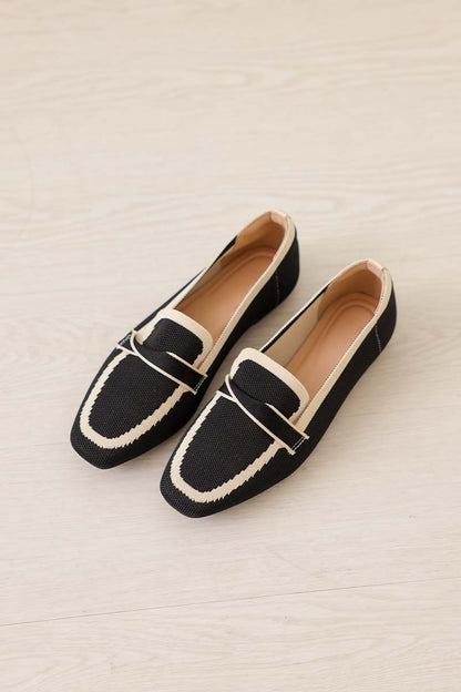 Kynn Flyknit Loafers in Contrast Black
