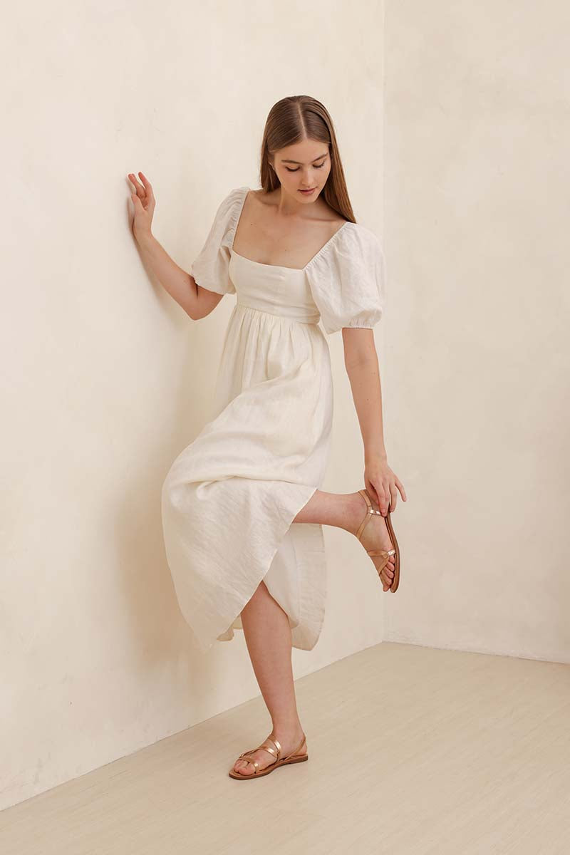 Léon Strappy Sandals in Rose Gold