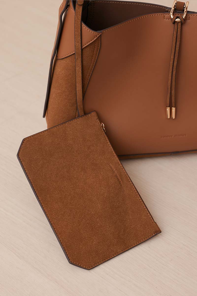 Manhattan Tote Bag in Brown