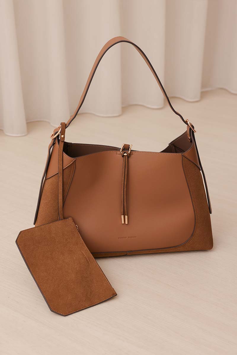 Manhattan Tote Bag in Brown