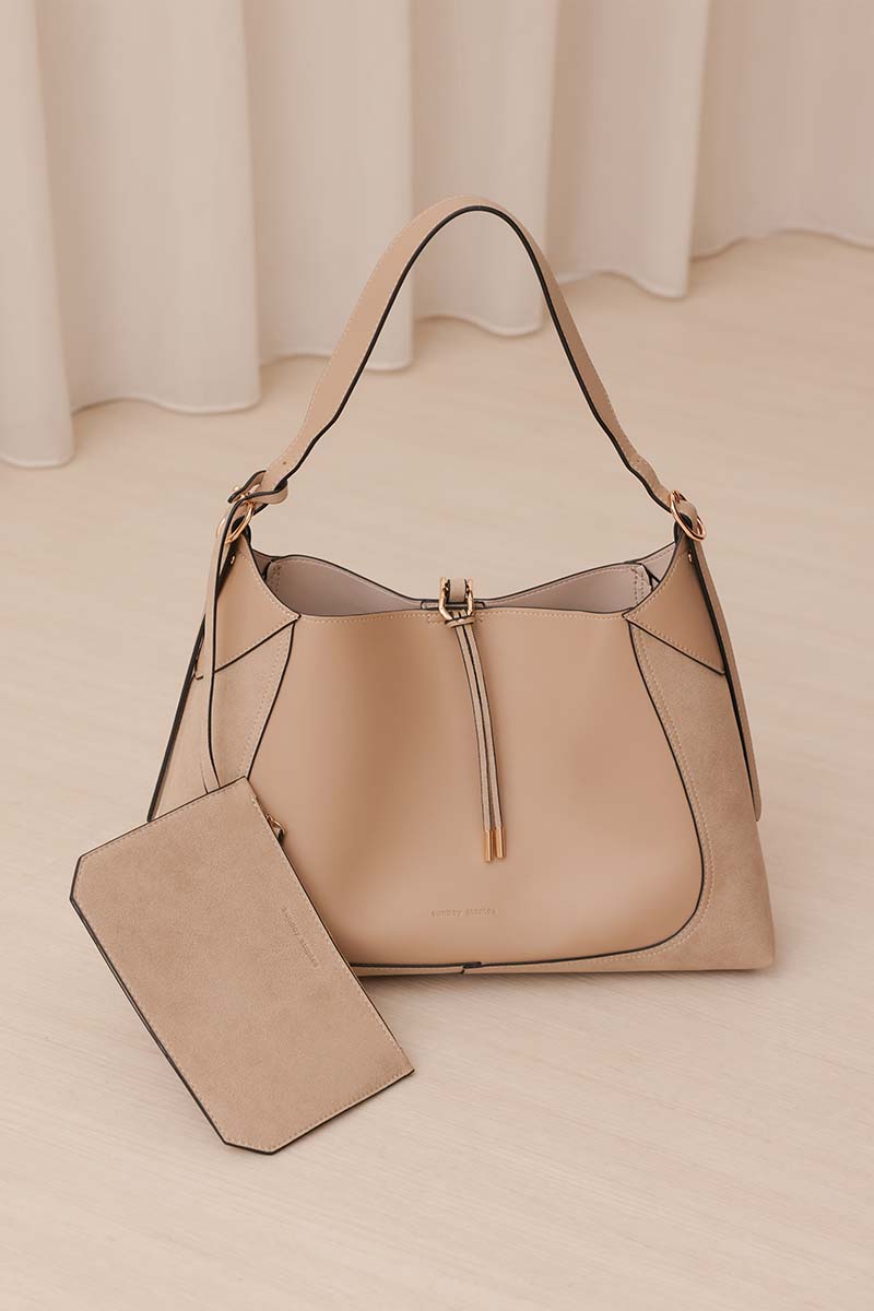 Manhattan Tote Bag in Taupe