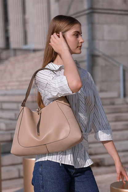 Manhattan Tote Bag in Taupe