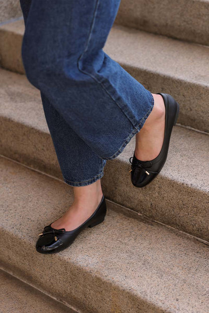 Megumi Ballet Cloud Flats in Black