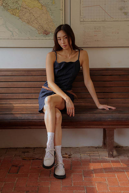 Nicole Platform Mary Jane in Cream