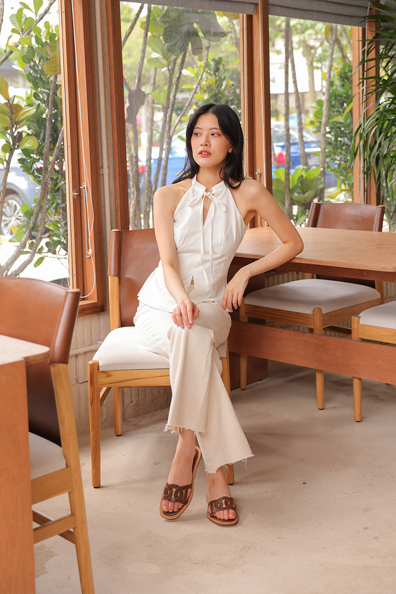 Noma Interlocking Sliders in Dark Brown