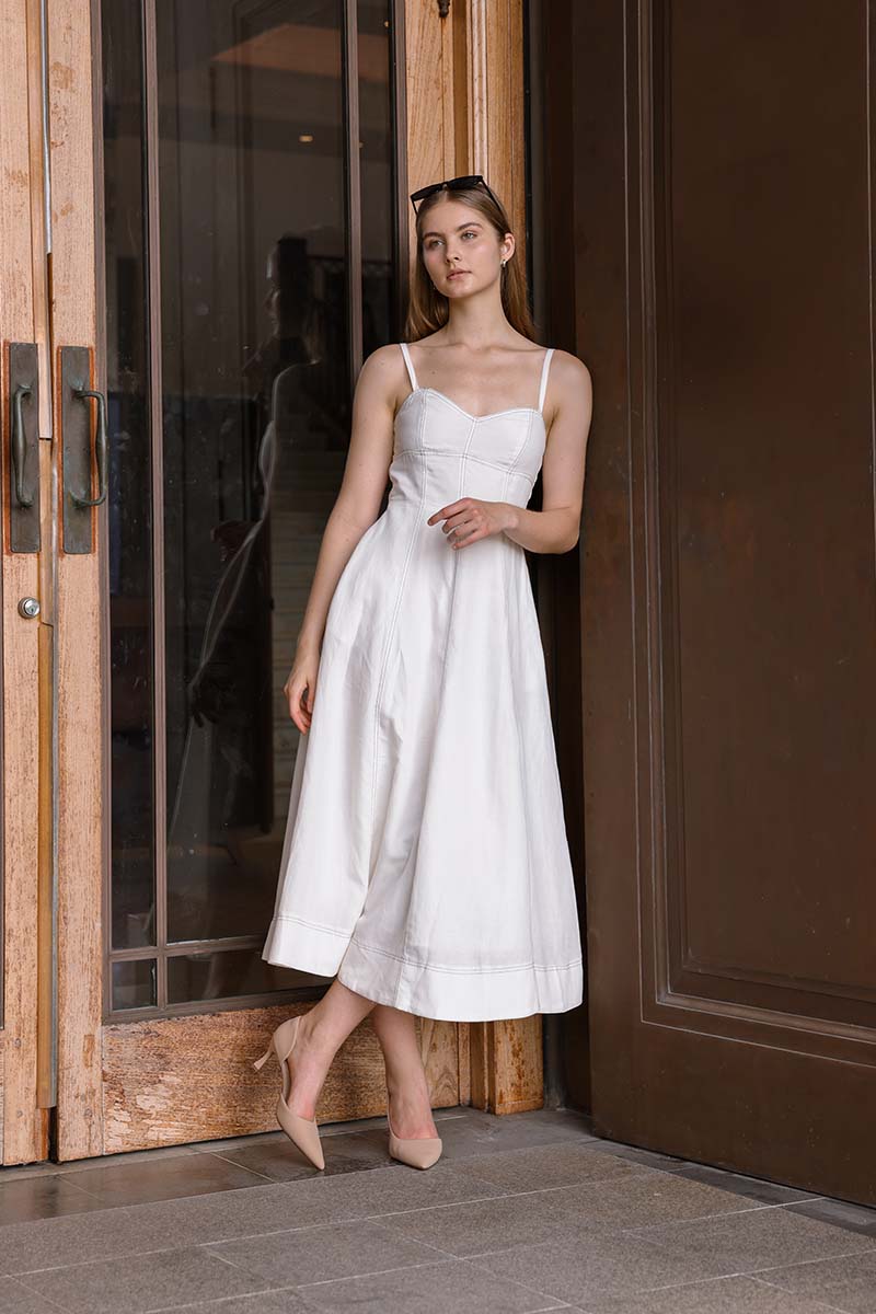 Nyra Cloud Heels in Nude