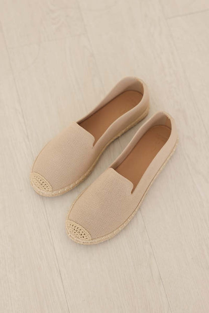 Ravena Espadrille Flats in Nude