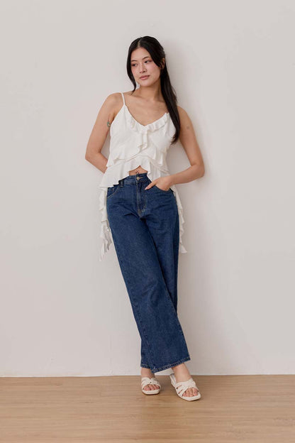 Rovena Interlocking Cloud Block Heels in Waterproof Linen