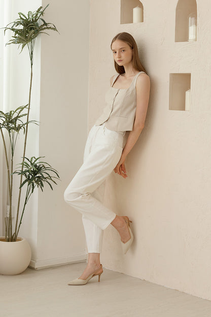 Valentina Flyknit Slingback Heels in Nude Duo Tone